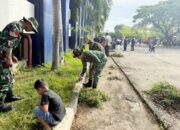 Kodim 0101/KBA Bersih-bersih Tiga Ikon Kota Banda Aceh