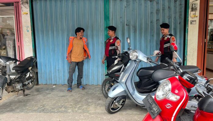 Patroli Kota Presisi, Polisi Jaga Pasar Lhokseumawe Aman