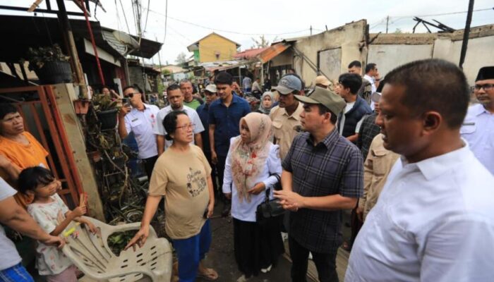 84 Rumah Terbakar, Wali Kota Lhokseumawe Turun Tangan