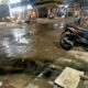 Akibat Curah Hujan, Saluran Kota Panton Labu Kian Meluap