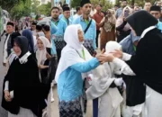 Illiza Lepas 287 JCH Kloter 1 Banda Aceh, Jemaah Diminta Waspadai Cuaca Panas di Tanah Suci