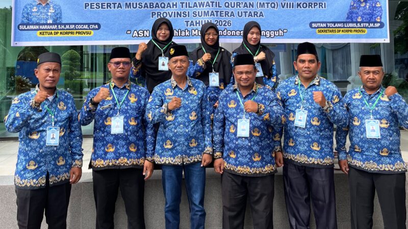 Asahan Kirimkan 8 Peserta Ikuti STQ DP KORPRI Sumut 2026