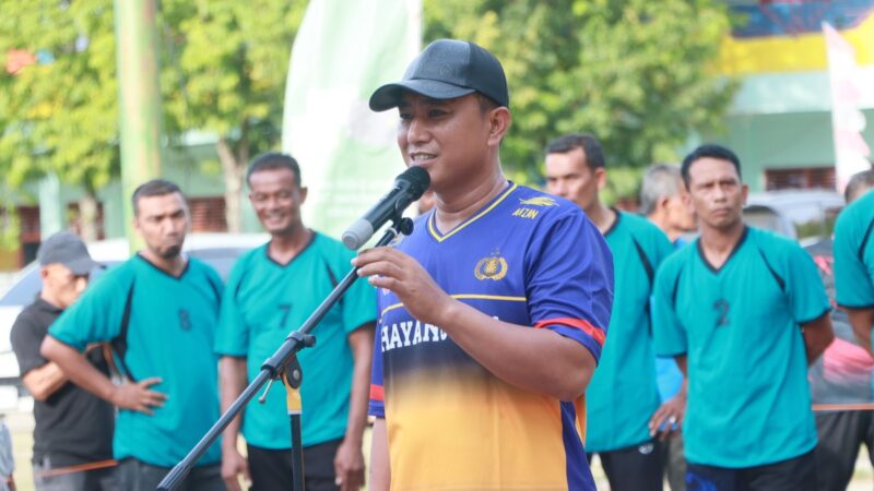 Voli Legends Aceh Bergulir, Kapolres Lhokseumawe Servis