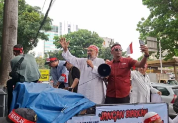 Aksi Damai di ESDM, Warga Aceh Protes Skema PoD Tangkulo