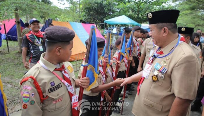 Bupati Buka Jambore Gerakan Pramuka Cabang Asahan Tahun 2026