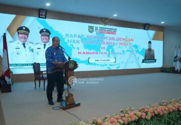 Bupati Asahan Buka Rapat Berkaitan Hak Guna Usaha (HGU)