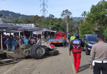 Diduga Rem Blong, Truk Fuso Tabrak Lansia hingga Meninggal Dunia