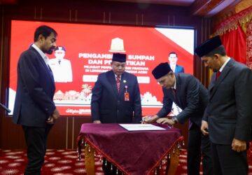 Gubernur Aceh Lantik Dr. Misran Fuadi sebagai Kepala Dinas Syariat Islam Aceh