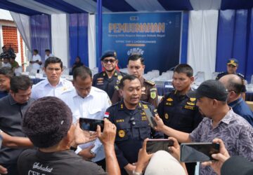 Bea Cukai Lhokseumawe dan Kanwil Bea Cukai Aceh Musnahkan 22,2 Juta Batang Rokok Ilegal Senilai Rp43 Miliar