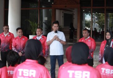Sekda Aceh Lepas Kontingen TSA ke Sumut National Taekwondo Championship 2026