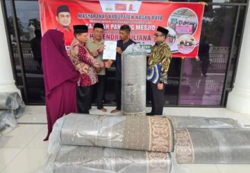 DSI Aceh Salurkan Sajadah untuk 25 Masjid Nagan Raya