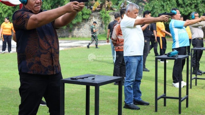 Forkopimda Asahan Ikuti Lomba Menembak di Polres