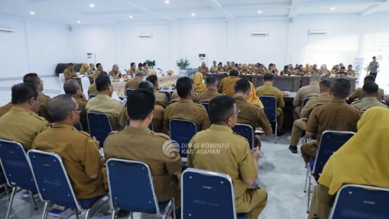 Wabup Asahan Tekankan Clean Governance dan Pengawalan Pilkades Saat Rakorpem Juli 2026