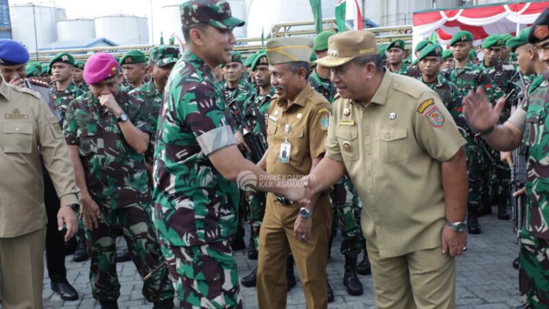Bupati Menghadiri Momen Haru Kembalinya Satgas Pamtas Yonif 126/KC