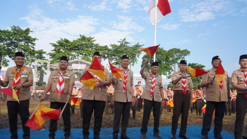 Wabup Asahan Hadiri Pembukaan Jamda XI Pramuka Sumut