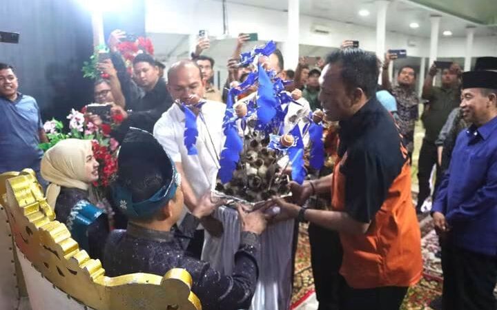 Forkopimda dan Kapolres Tanjungbalai Hadiri Tradisi Tepung Tawar Danlanal TBA 