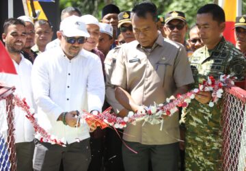Sekda Pidie Resmikan Jembatan Perintis Garuda