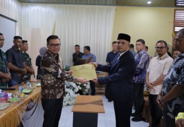 Wakil Bupati Pidie Lantik Imum Mukim Bangkeh Perkuat Dukungan terhadap Lembaga Mukim