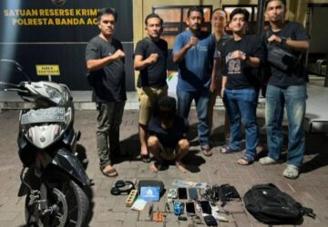 Residivis Kembali Beraksi, Curi 6 HP dan BPKB, Ditangkap Tim Rimueng Koetaradja