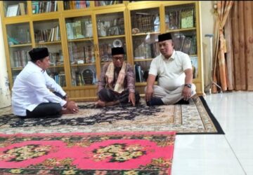 Ketua DPRK Aceh Utara Bersilaturahmi Dengan Waled Lapang Dan Abi Jafar
