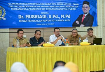 Narkoba Masih Mengancam, Wakil Ketua DPRK Minta Qanun Antinarkoba Dijalankan Maksimal