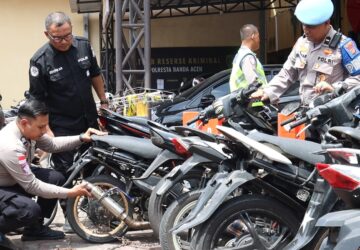 Polisi Sita 80 Motor Knalpot Brong, Balap Liar Masih Ganggu Warga