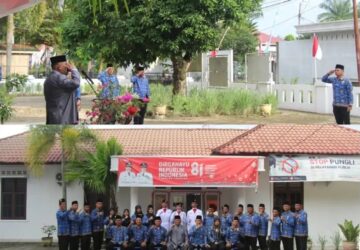 Kesbangpol Asahan Upacara HUT RI ke-81 Dengan Tema “Indonesia Berdaulat, Adil, dan Makmur”