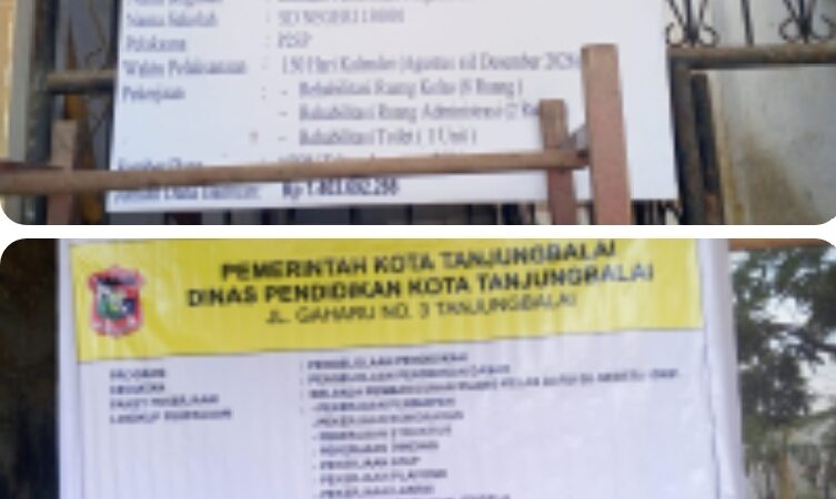 Dugaan Tumpang Tindih Proyek SDN 130001 Tanjungbalai: Pejabat Sekolah Bungkam, Pekerja nekat Tanpa APD