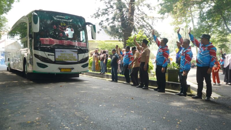 Kontingen Pramuka Asahan Berangkat ke Jamnas XII