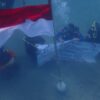 20 Penyelam Kibarkan Merah Putih di Dasar Laut Krueng Raya
