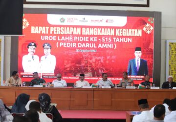 Bupati Pidie Menghadiri Rapat Uroe Lahe Pidie Ke-515 Tahun 2026