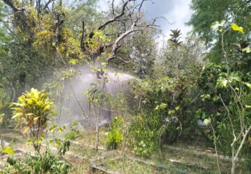 Lahan Tempat Pemakaman Umum di Aceh Besar Terbakar