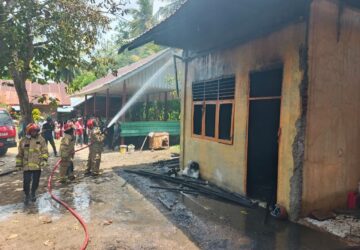 Kantor Dayah Darul Halim Rusak Berat Dilalap Api