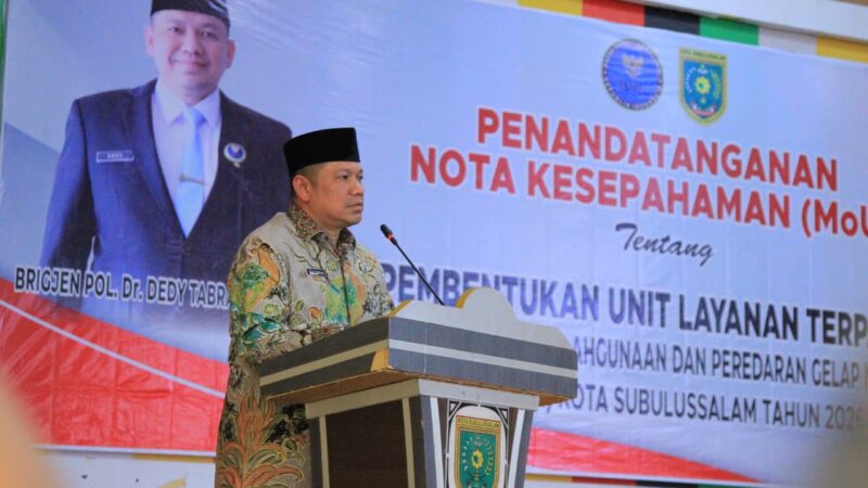 BNNP Aceh Dorong Qanun P4GN dan Reusam Gampong Perangi Narkoba