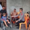 Ikram, Anak Disabilitas di Sawang Dapat Kursi Roda dari Kapolres Aceh Selatan