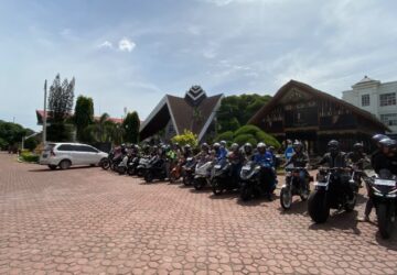 Konvoi Merdeka Honda Bikers Sambangi Sejumlah Ikon Banda Aceh