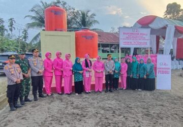 Bhayangkari Bangun Sumur Bor untuk Warga Terdampak Banjir di Aceh Utara