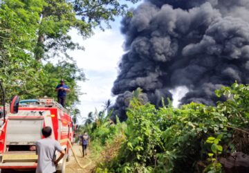 Sumur Minyak Diduga Ilegal di Aceh Timur Kembali Terbakar