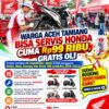 Lusa,  Warga Aceh Tamiang Bisa Servis Honda Cuma Rp99 Ribu + Gratis Oli, Buruan Booking