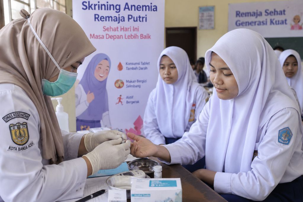 Ilustrasi Pemeriksaan Remaja PUtri