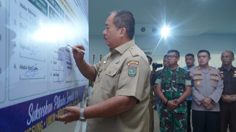 Pilkades Asahan Diikuti 128 Calon, Bupati Taufik Serukan Kompetisi Sehat dan Damai