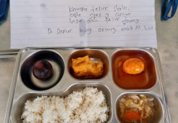 Siswa Kritik Menu MBG lewat Selembar Kertas, Apa chef-nya cuma bisa olah telur doang?