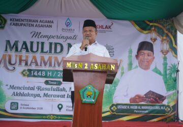 Wabup Asahan Hadiri Peringatan Maulid Nabi Muhammad SAW 1448 H di Rusunawa 
