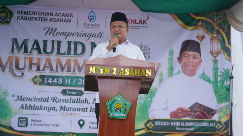 Wabup Asahan Hadiri Peringatan Maulid Nabi Muhammad SAW 1448 H di Rusunawa 