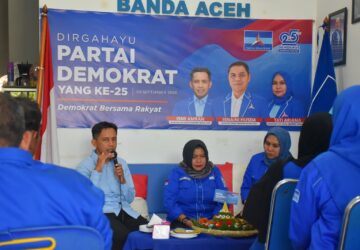 HUT ke-25, DPC Demokrat Banda Aceh Dorong Kader Hadir di Tengah Rakyat