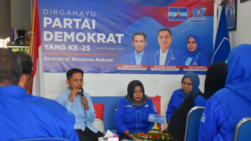 HUT ke-25, DPC Demokrat Banda Aceh Dorong Kader Hadir di Tengah Rakyat