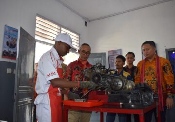 AHM Bawa Pendidikan Vokasi Berstandar Industri ke Ujung Timur Indonesia
