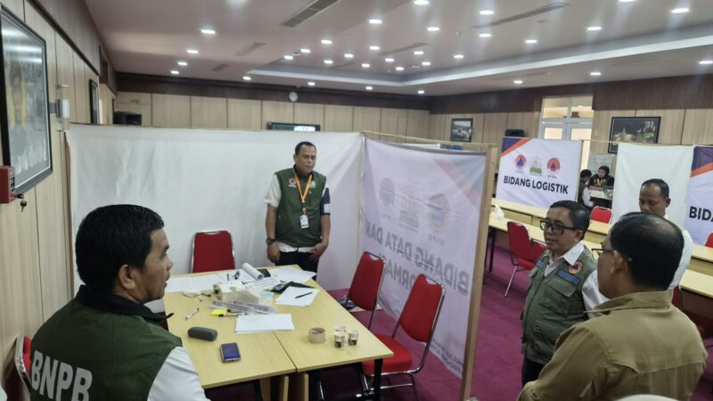 Simulasi Penanggulangan Bencana di Aceh, Antarbidang Posko Diuji Tangani Skenario Banjir