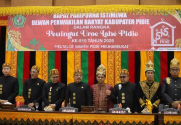 Sidang Paripurna Istimewa DPRK Pidie Dalam Rangka Peuingat Uroe Lahe Pidie Ke – 515 Tahun 2026