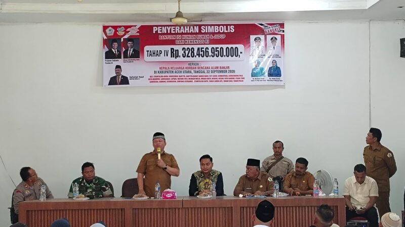 Jadup Cair, Korban Banjir Aceh Utara Terima Rp1,35 juta per Orang